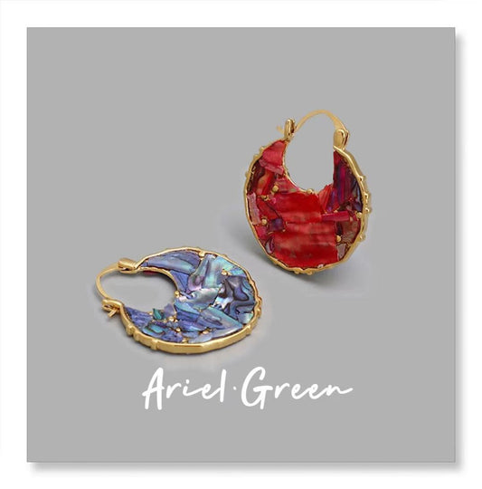 Earring - Aqua Ember