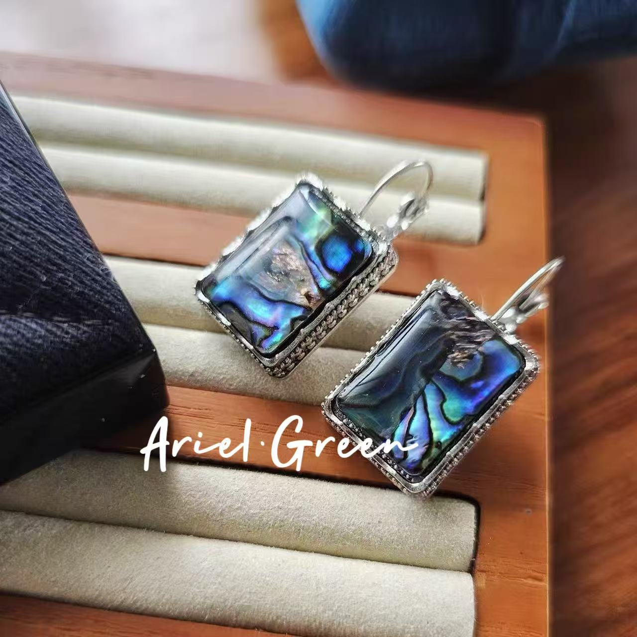 Earring - Aqua Prism