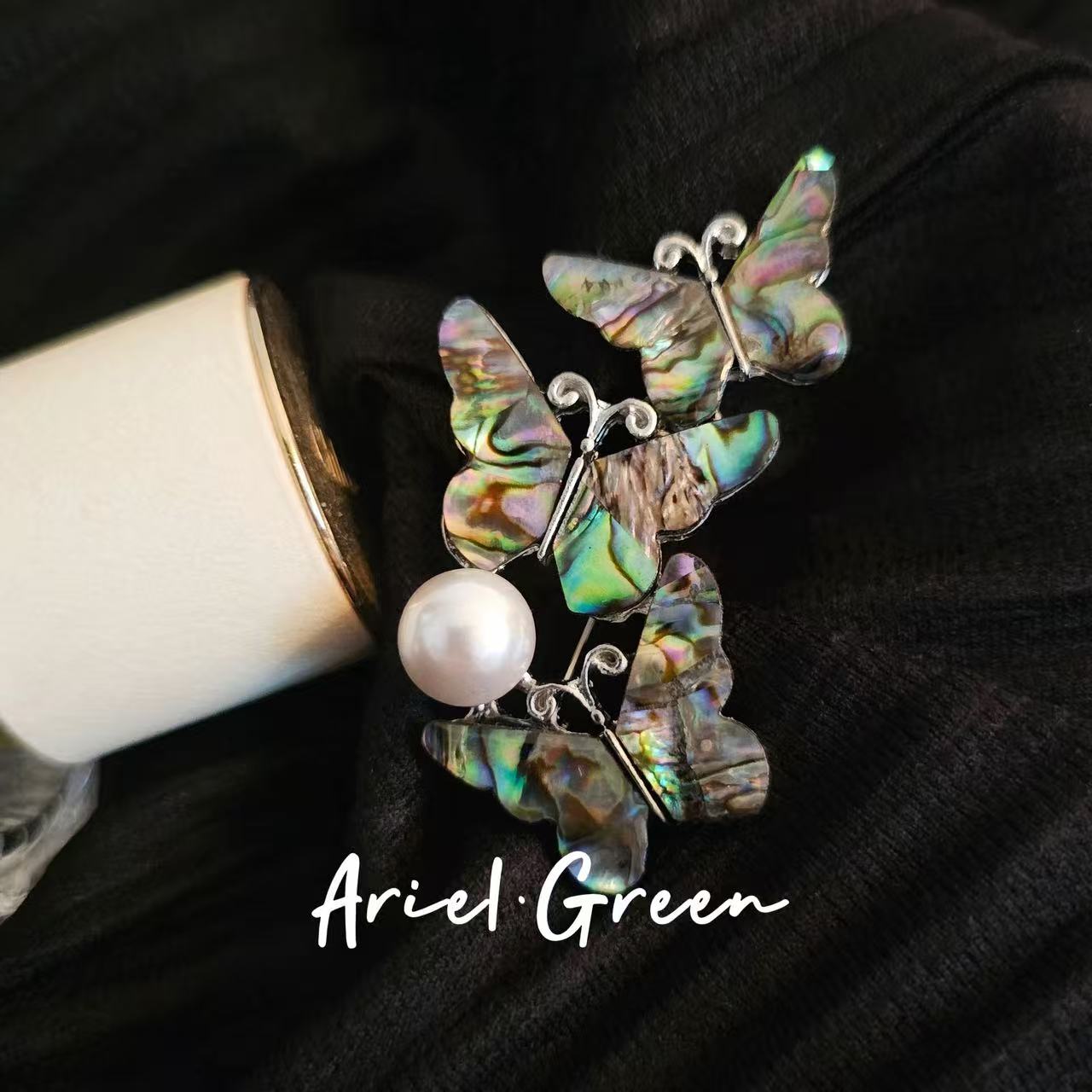 Brooch - butterfly Prism