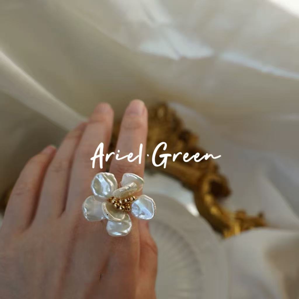 Ring - Pearl Flower
