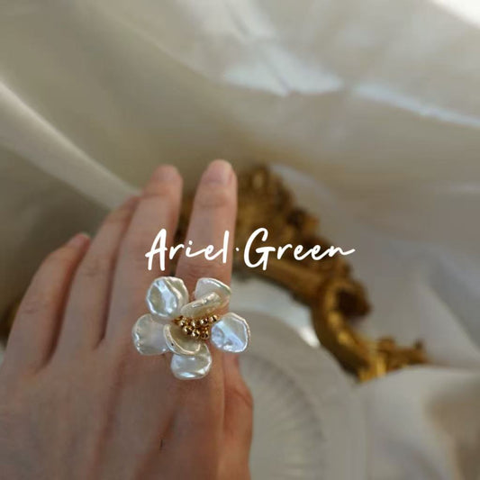 Ring - Pearl Flower